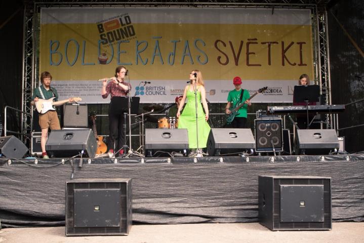 Skolas organizētais Jauniešu mūzikas grupu konkurss/festivāls "BOLDSOUND', 2019.